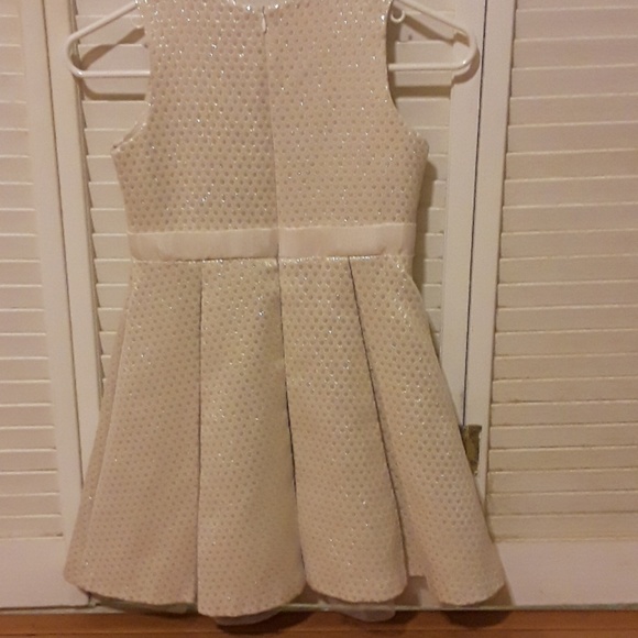 Tan/Cream sparkly dress - Picture 2 of 2